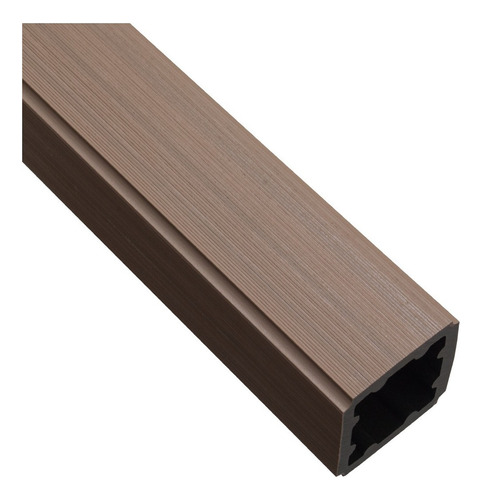 Poste Celosia Exterior Wpc Tipo Madera Cafe Maple