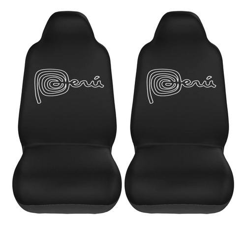 Funda Asiento Automovil Marca-peru-blanco- 2 Pieza Facil Suv