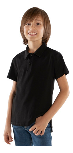 Camisa Gola Polo Infantil Menino Algodão E Poliester Juvenil