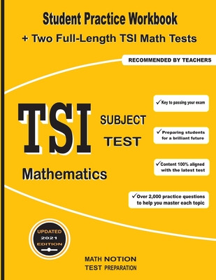 Libro Tsi Subject Test Mathematics: Student Practice Work...