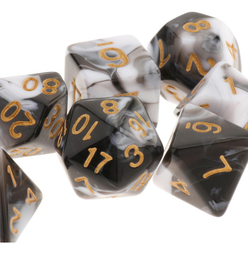 3 X 7 Piezas De Juegos De Mesa De Dados 017 017 Multi 017