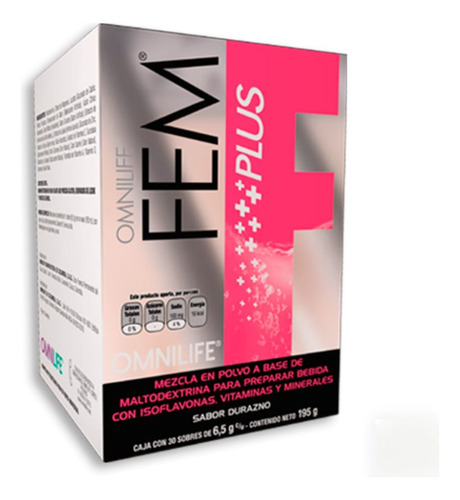 Fem Plus Caja C/30 Sachets Equilibrio Hormonal Mujer Durazno