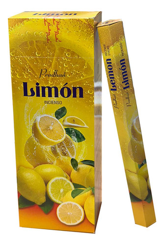 Incienso Hexagonal Variedad Frutal Limón