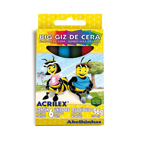 Crayola Acrilex 6 Colores - Mosca