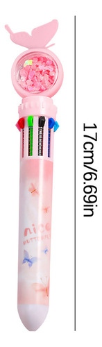 Caneta Esferográfica De 5ml, Tipo Push, Marcador Multifuncio