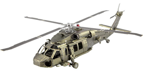 Metal Earth Uh-60 Black Hawk Helicóptero 3d Metal Model Kit