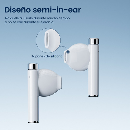 Motorola H40 Audífonos Inalámbrico Semi-in-ear Blanco