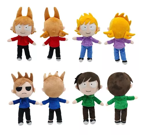 Eddsworlded Edd Tord Matt Tom Boneco Brinquedo De Pelúcia