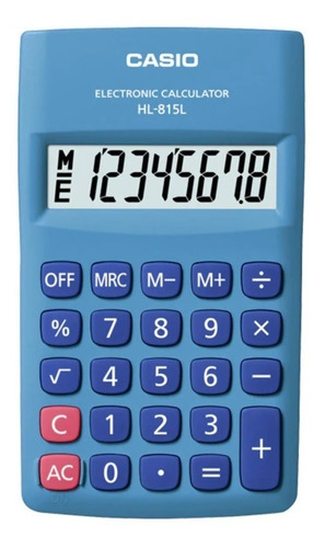 Calculadora Hl-815l Blue 8 Digitos Casio