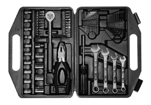 Juego Kits Tubos Y Llaves 70 Piezas Pretul Set-70 Estuche