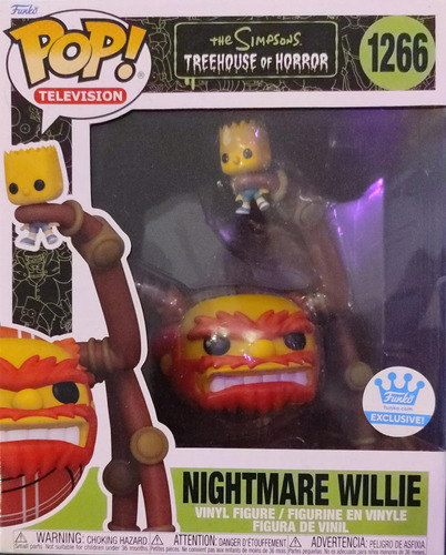 Funko Pop! Los Simpsons Casita De #1266: Nigthmare Willie Se