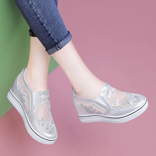 Mocasines Mujer Zapatos Casuales Con Diamantes De Imitación