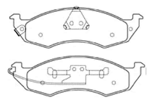 Pastilla De Freno Mercury Villager Delantera