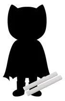 Comprar 35 Pizarras Pizarrones Batman 19cm Souvenirs Tizas