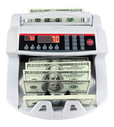 Máquina Contar Cédulas Dinheiro Detector De Notas Falsas