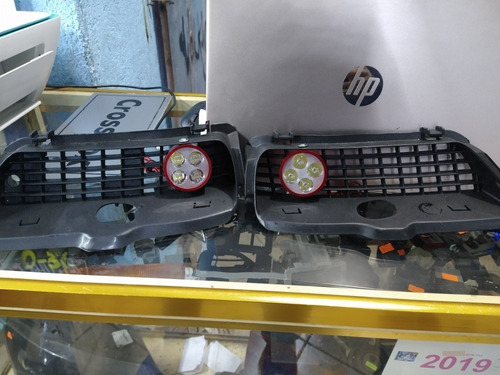 Par De Faros De Niebla Para A3 Jetta Golf Con Led Alta Baja 