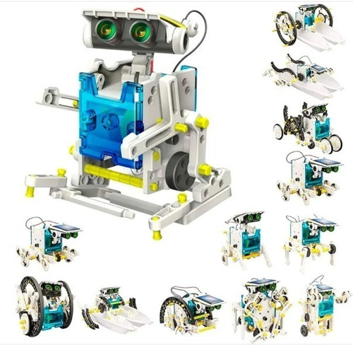Kit Solar Aprendizaje Robots 13 En 1