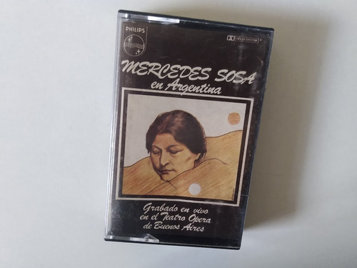 Mercedes Sosa En Argentina Cassette Nacional Muy Buen Estado