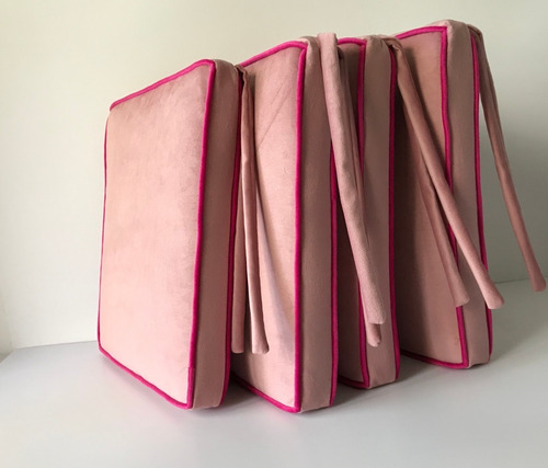 Imagen 6 de 7 de Fundas Sin Relleno Almohadones Para Sillas 40x40x5cm