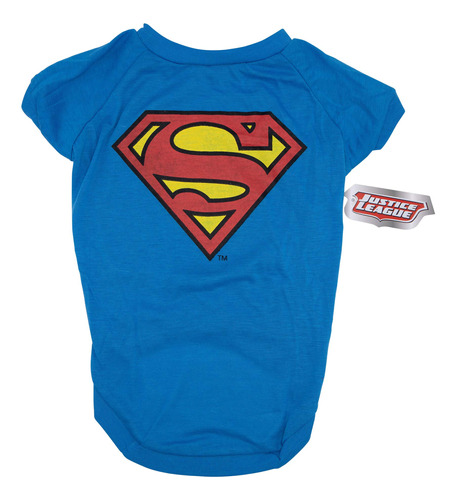 Dc Comics Camiseta Para Perro Con Logotipo De Superman, Gra.