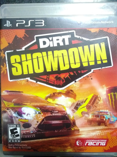 Dirt Showdown Juego Original Fisico Para Ps3 En Español