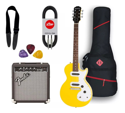 Pack Guitarra EpiPhone Les Paul Sy Ampli Fender Funda