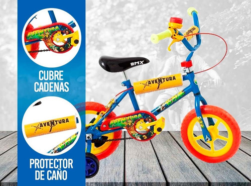 Imagen 4 de 10 de Bicicleta Forest Rodado 12 Nene Nena Ruedas Goma Accesorios