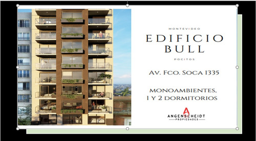 Edificio Bull Pocitos - Monoambientes, 1 Y 2 Dormitorios En Venta
