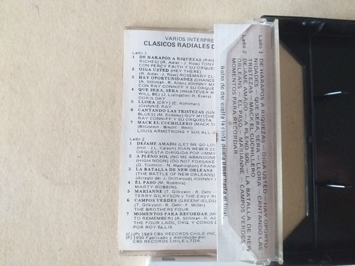 Cassette Clasicos Radiales De Los 50 Varios Interpretes (Usado)