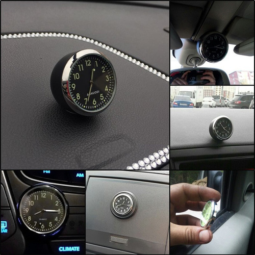 M Reloj De Pared Fluorescente Para Coche En Forma De S,