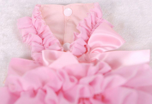 Marupet Moda Dulce Cachorro Perro Amor Impreso Princesa Fald