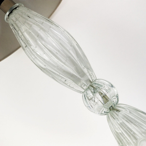 Abajur De Murano Branco Para Sala / Quarto (sem Cúpula)