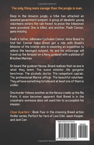 Book : Close Quarters (a Breed Thriller) - Curtis, Cameron
