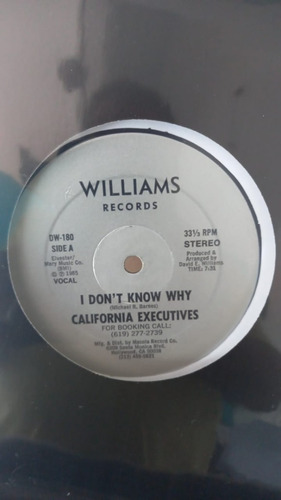California Executives - I Don't Know Why