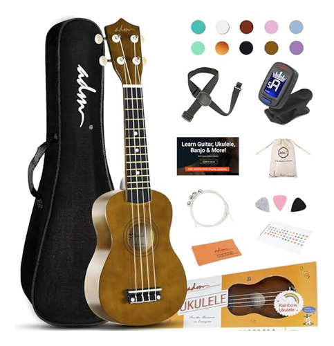 Adm Ukelele Soprano Para Principiantes 21 Pulgadas De