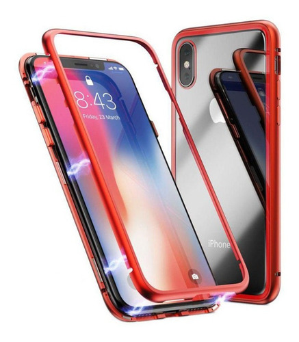 Case Bumper Magnetico iPhone 6 7 8 Plus Xr Xs Max Protector