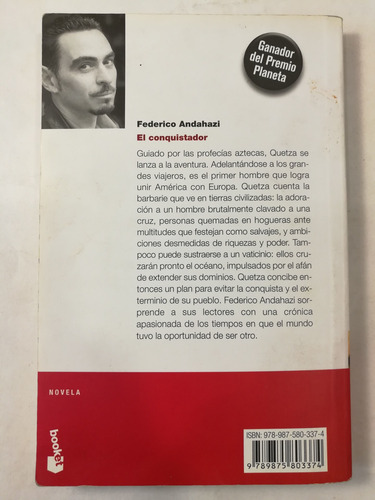 Imagen 2 de 4 de El Conquistador, Federico Andahazi, Booket