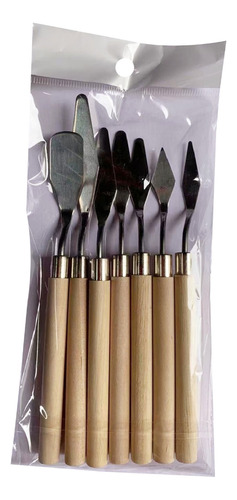 Paleta De Pintura (lcp) Espátula Para Mezclar Colores Con Ma
