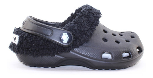 Sueco De Goma Con Piel Invierno Chicos Unisex Zueco Cshoes