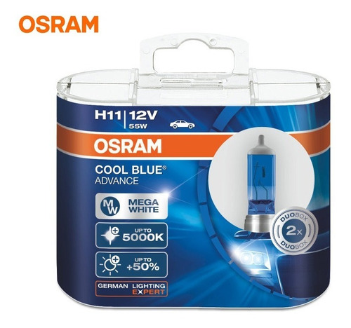 Bombillo Osram H11 Cool Blue Advance 
