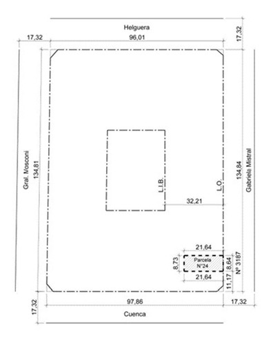 Imagen 4 de 5 de Lote 8,66 X 21,65 Vendibles 682 M2 V. Pueyrredón