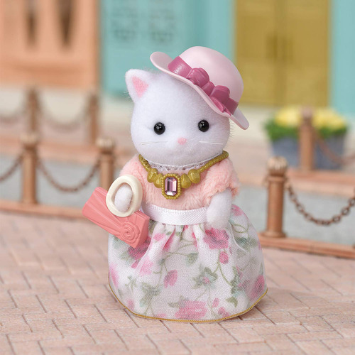 Calico Critters Set De Figura Town Girl Series, Gato Persa