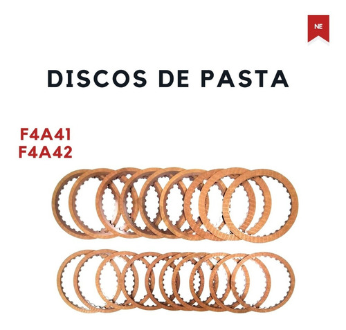 Discos De Pasta F4a41 F4a42 Tucson Elantra Lancer Sportage