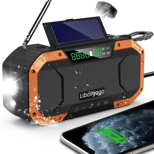 Radio De Emergencia, Altavoz Bluetooth Impermeable, Radio Di