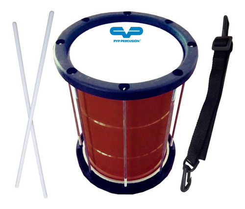 Imagen 4 de 9 de Repique 8 Color Pyp Percusion Con Correa Y Golpeador