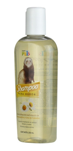 Imagen 2 de 3 de Bote De Shampoo Para Hurones 250 Ml Natural Elimina Olores