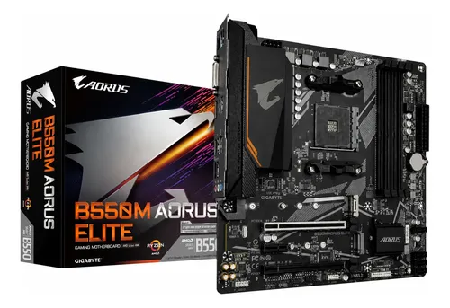 Placa Mãe Gigabyte B550m Aorus Elite, Ddr4, Amd Am4