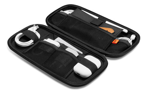 Funda Spigen Pouch Rugged Armor Pro Slim Organizador Cables Color Negro