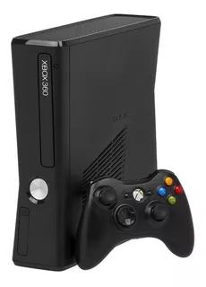 Xbox 360 Slim 4gb Preto Fosco