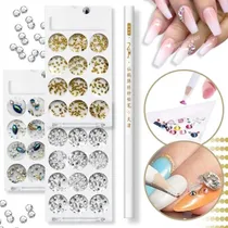 Comprar Lápiz Mágico Para Levantar Strass +3 Cajas Cristales Piedras